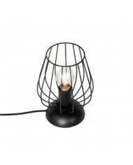 Zafferano LD0650D3 Pina Pro oplaadbare draadloze LED tafellamp dimmer touch 2700K IP54 binnen/buiten gebruik lange levensduur batterij aluminium behuizing / diameter voet 105 Zwart