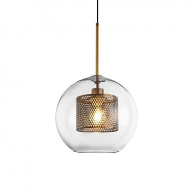 Industriellt Glas Pendellampa för matsalen HL41 Industriellt Glas Pendellampa för matsalen HL41