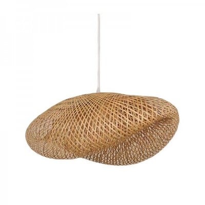 Suspension rustique en rotin de bambou pour le salon HL10 Suspension rustique en rotin de bambou pour le salon HL10