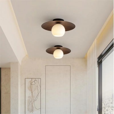 Scandinavian Glass Ribbed Globe Ceiling Lamp HL12 Scandinavian Glass Ribbed Globe Ceiling Lamp HL12