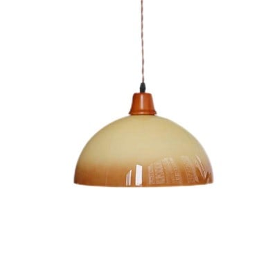 Vintage Bowl Shaped Glass Bauhaus Pendant Light For Dining Room HL14 Vintage Bowl Shaped Glass Bauhaus Pendant Light For Dining Room HL14