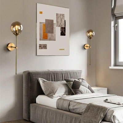 Nordic Indoor Glass Balls Magic Beans Wall Lamp HL65 Nordic Indoor Glass Balls Magic Beans Wall Lamp HL65