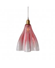 Lámpara colgante de globo de cristal con forma de macarrón para dormitorio HL69 Lámpara colgante de globo de cristal con forma de macarrón para dormitorio HL69