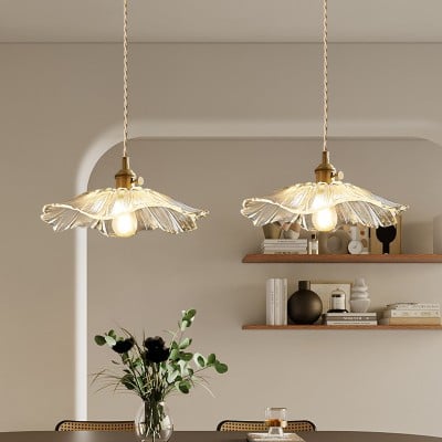 Modern Art Flower Shape Kitchen Glass Pendant Lamp HL46 Modern Art Flower Shape Kitchen Glass Pendant Lamp HL46