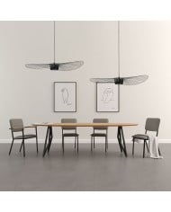 Suspension minimaliste artisanale Nordic Elegance HL1273