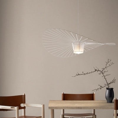 Hänglampa med stråhatt i industriell design HL112 Hänglampa med stråhatt i industriell design HL112