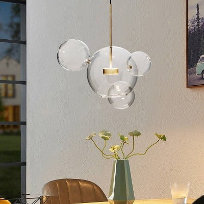 Lampadario moderno in vetro Soap Bolle Lampadario moderno in vetro Soap Bolle