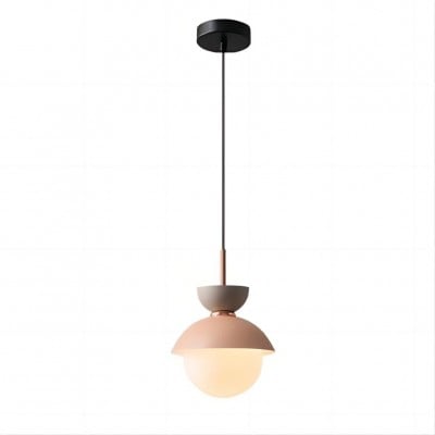 Lampada a sospensione nordica a forma di palla di amaretto HL87 Lampada a sospensione nordica a forma di palla di amaretto HL87