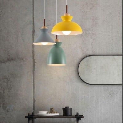 Scandinavische MULTI Metaal Hout Macaroon Hanglamp voor Keuken HL88 Scandinavische MULTI Metaal Hout Macaroon Hanglamp voor Keuken HL88