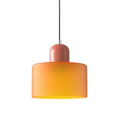 Morandi Cylinder Glass Disc Orb Pendant Light HL107 Morandi Cylinder Glass Disc Orb Pendant Light HL107