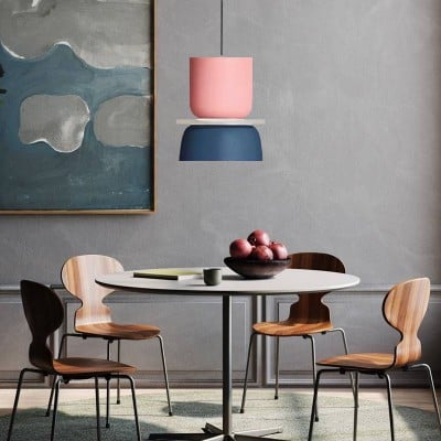 Macri Acrylique Colorful Bowl Shade Suspension Light for Kitchen Macri Acrylique Colorful Bowl Shade Suspension Light for Kitchen