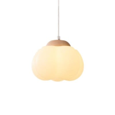 Lampe à suspension minimaliste Art déco en résine et bois HL127 Lampe à suspension minimaliste Art déco en résine et bois HL127