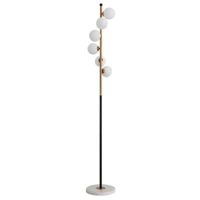 Lampadaire linéaire en verre opale Sphere HL130 Lampadaire linéaire en verre opale Sphere HL130