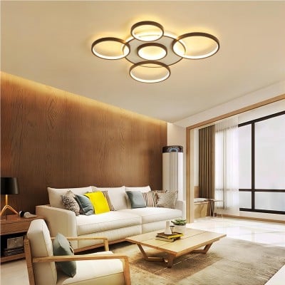 Moderne ronde multicirkel LED plafondlamp HL135 Moderne ronde multicirkel LED plafondlamp HL135