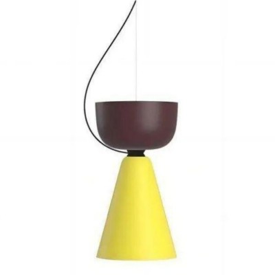Macaron Color Splicing Alphabeta Metal Pendant Light HL137