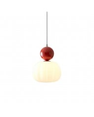 Traditionelle japanische Pendelleuchte aus Travertinholz HL869 Traditionelle japanische Pendelleuchte aus Travertinholz HL869