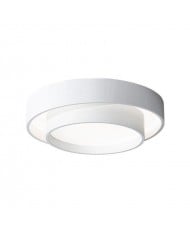 Vintage Bauhaus Glazen Schijfplafondlamp HL153