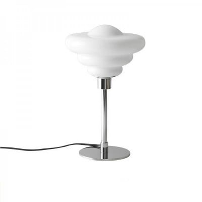 Egg Tart Ripple Glass Bauhaus Table Lamp HL189 Egg Tart Ripple Glass Bauhaus Table Lamp HL189