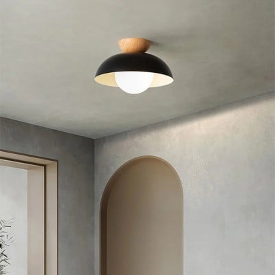 Moderne Halbblumenknospen Deckenleuchte aus Holz HL188 Moderne Halbblumenknospen Deckenleuchte aus Holz HL188