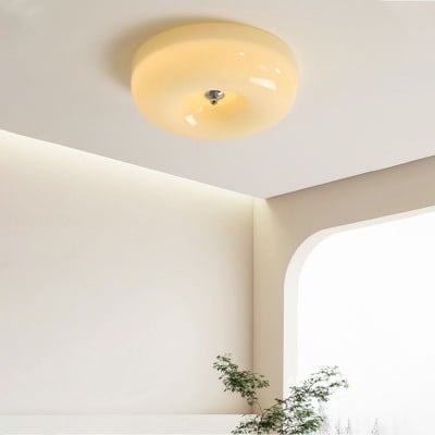 Art Deco Cream Pudding Ceiling Light HL203 Art Deco Cream Pudding Ceiling Light HL203