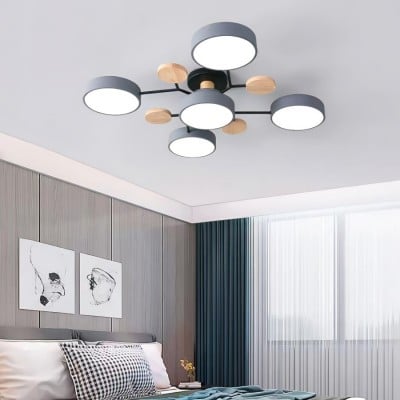 Nordic Branched Disc LED Ceiling Lamp HL215 Nordic Branched Disc LED Ceiling Lamp HL215