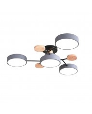 Plafonnier à abat-jour en forme de feuille HL881