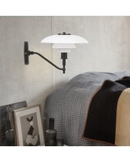 Vintage Svamp Trä Vägglampa HL300