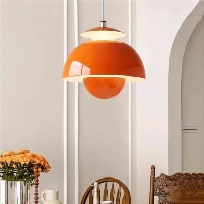 Lámpara colgante de metal con diseño creativo de orbe y capullo HL216 Lámpara colgante de metal con diseño creativo de orbe y capullo HL216
