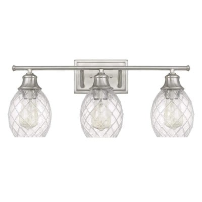 Lámpara de pared de vidrio con acabado en níquel cepillado de estilo rústico moderno HL235 Lámpara de pared de vidrio con acabado en níquel cepillado de estilo rústico moderno HL235