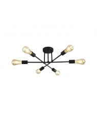 Lámpara de araña de metal con varias luces 2097 para sala de estar Lámpara de araña de metal con varias luces 2097 para sala de estar