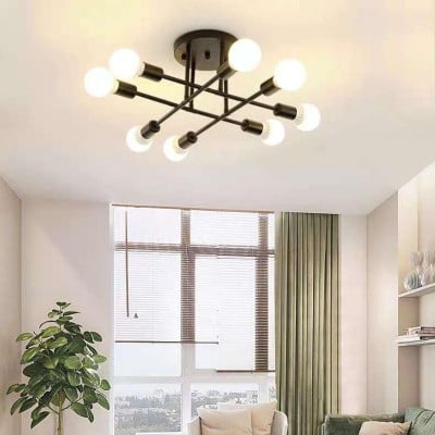 Lámpara de techo Sputnik de montaje semiempotrado de estilo nórdico HL239 Lámpara de techo Sputnik de montaje semiempotrado de estilo nórdico HL239