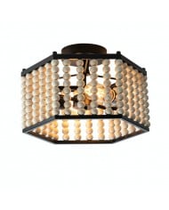 Lámpara de techo con disco de vidrio estilo Bauhaus vintage HL153 Lámpara de techo con disco de vidrio estilo Bauhaus vintage HL153