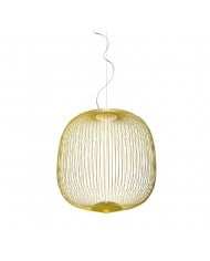 Lámpara colgante de brazo articulado con veta de madera multicapa HL1088