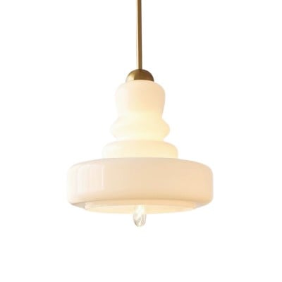 Lampada a Sospensione a Disco a Forma di Zucca Bauhaus HL283