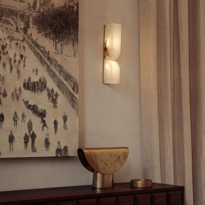 Lampe Murale Art Déco en Marbre de Luxe Moderne HL284