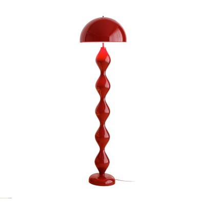 Lámpara de pie retro con forma de hongo y capullo de flor HL285