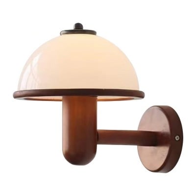 Vintage Svamp Trä Vägglampa HL300 Vintage Svamp Trä Vägglampa HL300