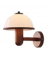 Lampada da parete per esterni classica in vetro opalino con sistema Multi Shade Lampada da parete per esterni classica in vetro opalino con sistema Multi Shade