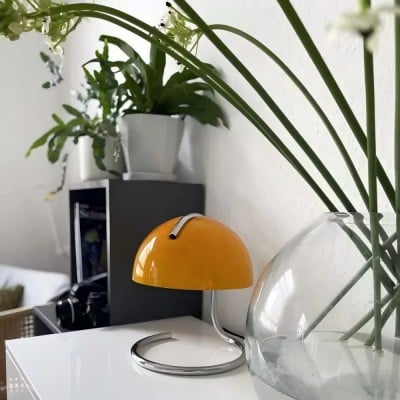 Retro Bauhaus Pudding Glass Table Lamp HL318
