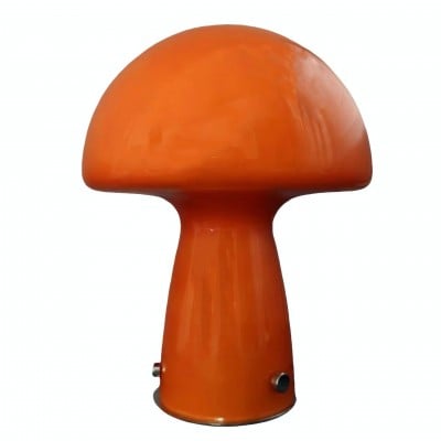 Danish Bauhaus Glass Mushroom Table Lamp HL187 Danish Bauhaus Glass Mushroom Table Lamp HL187