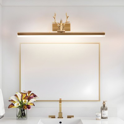 Lampada da parete lineare in corno di cervo in metallo HL341 Lampada da parete lineare in corno di cervo in metallo HL341