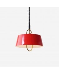 Moderne glazen hanglamp in de vorm van een kalebas HL354