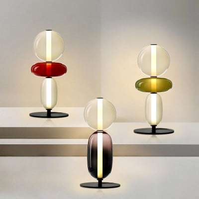 Nordic Minimalist Creative Luxury Gourd Glass Table Lamp HL408