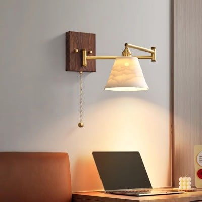 Keramische geometrie wandlamp HL499