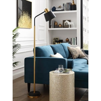 Modern Simple Luxury Metal Color Blocking Floor Lamp HL448 Modern Simple Luxury Metal Color Blocking Floor Lamp HL448