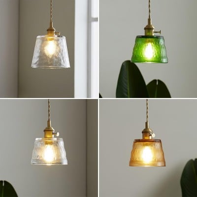 Nordic Simple Glass Cup Pendant Lamp HL530