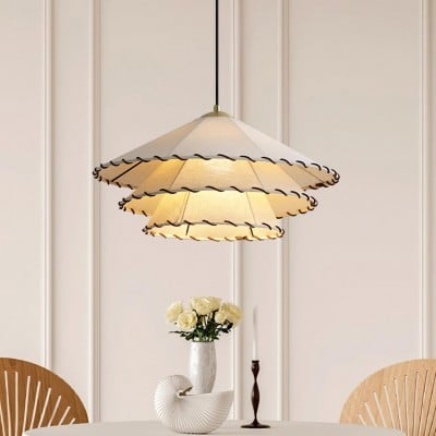 Vinatge Lotus Leaf Fabric Pendant Light HL639 Vinatge Lotus Leaf Fabric Pendant Light HL639