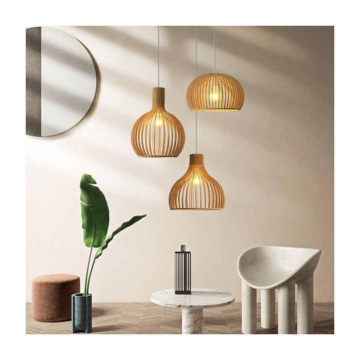 Strippen Labe Zweet Kooi hanglamp houten| Hanglamp| Home Lights|home lights