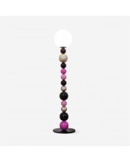 Moderne Stehlampe mit Kürbiskugel Moderne Stehlampe mit Kürbiskugel