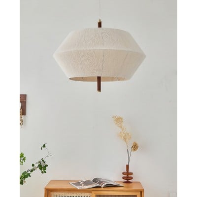 Japanese Wabi-Sabi Style Woven Fabric Pendant Lamp HL880 Japanese Wabi-Sabi Style Woven Fabric Pendant Lamp HL880